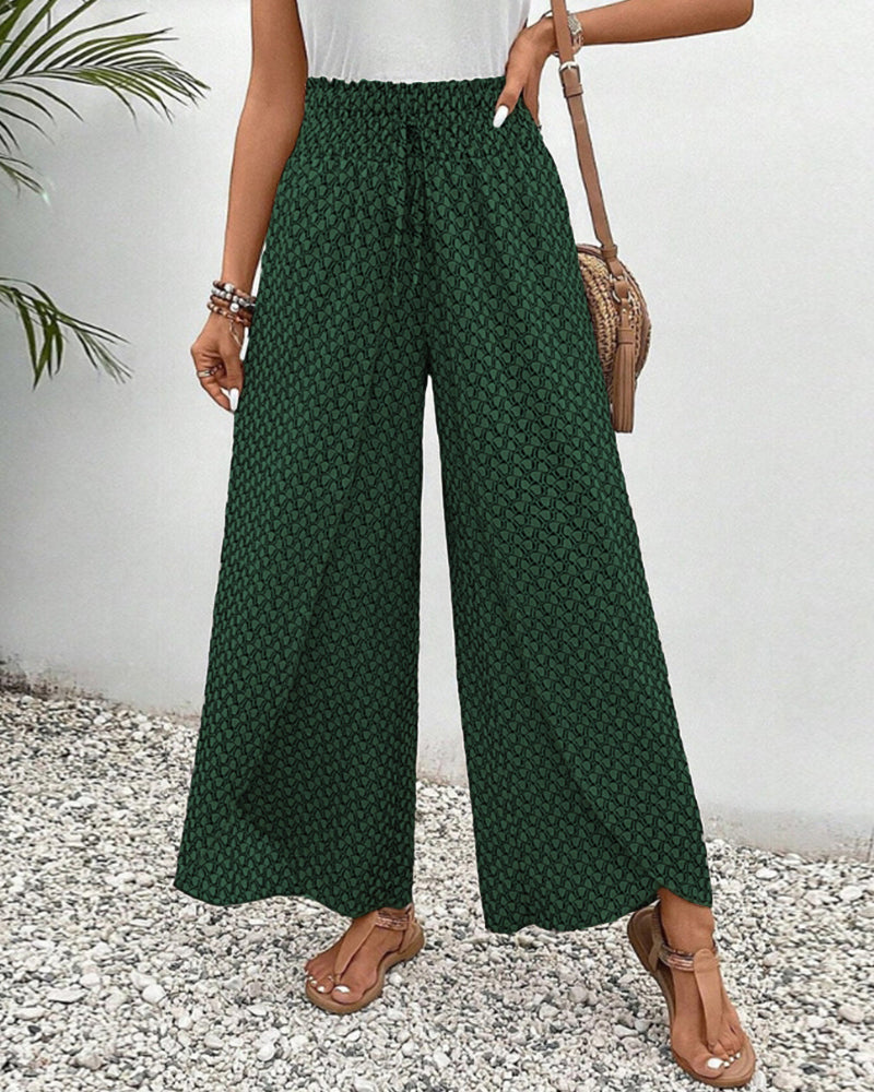 Loraine | Women's High Waisted Wide Leg Palazzo Pants