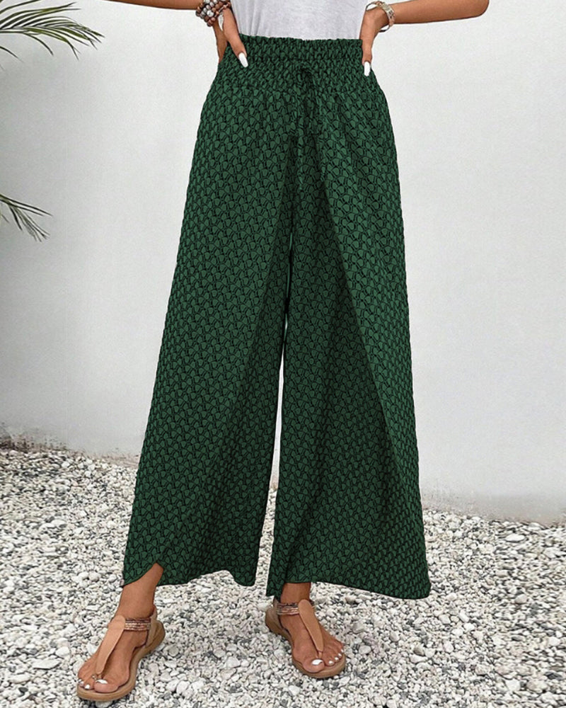 Loraine | Women's High Waisted Wide Leg Palazzo Pants