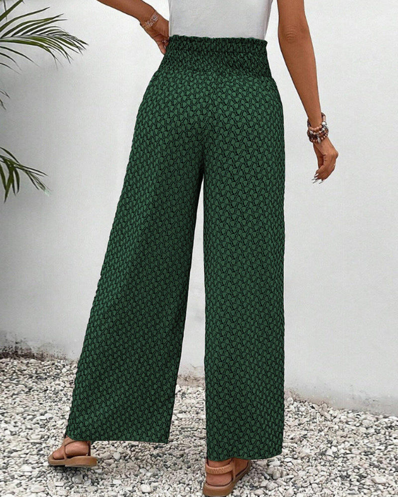 Loraine | Women's High Waisted Wide Leg Palazzo Pants