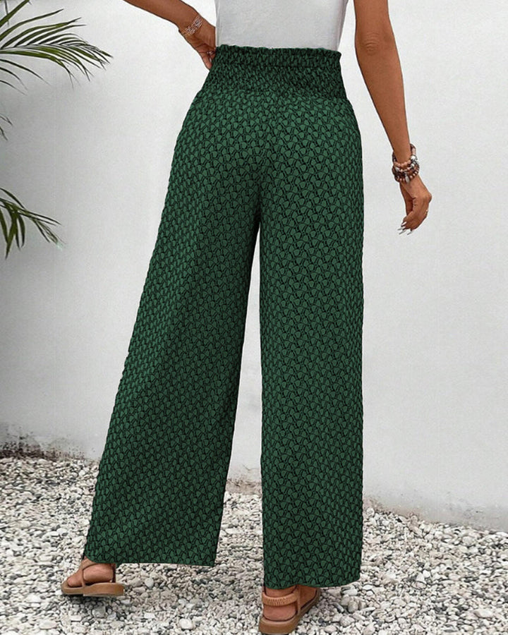 Loraine | Women's High Waisted Wide Leg Palazzo Pants