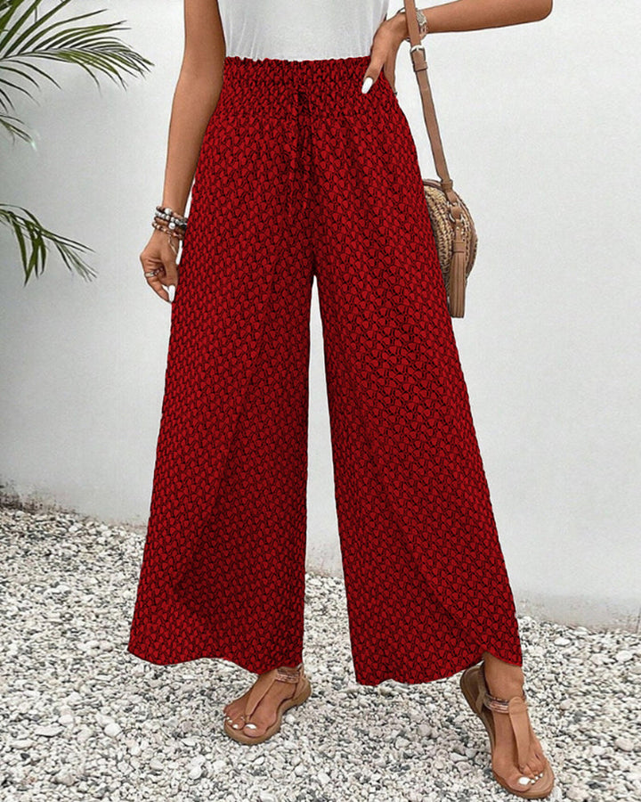 Loraine | Women's High Waisted Wide Leg Palazzo Pants