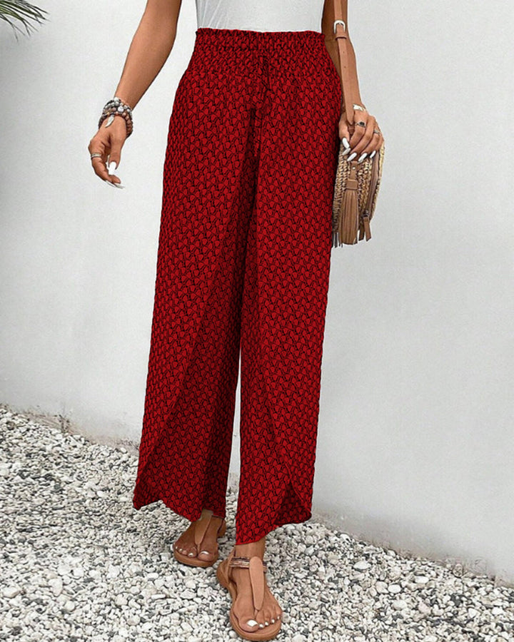 Loraine | Women's High Waisted Wide Leg Palazzo Pants