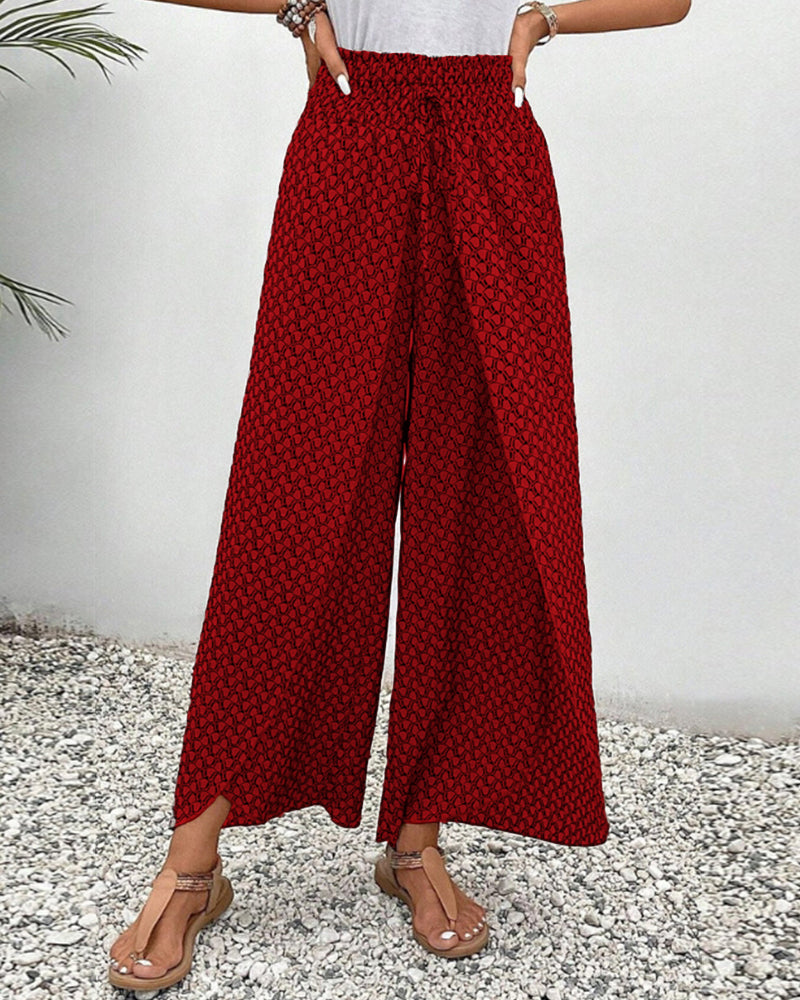 Loraine | Women's High Waisted Wide Leg Palazzo Pants