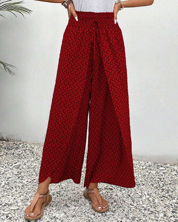 Loraine | Women's High Waisted Wide Leg Palazzo Pants