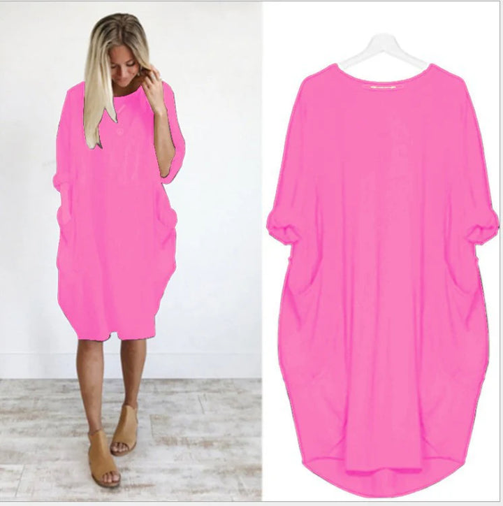 Ella | Women's Oversized Tunic Dress with Pockets
