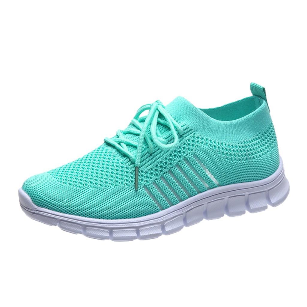 Karen | Women’s Mesh Lace Up Sneakers with Thick Sole