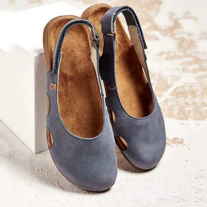Teagan | Women's Closed Toe Suede Shoes with Open Side Style