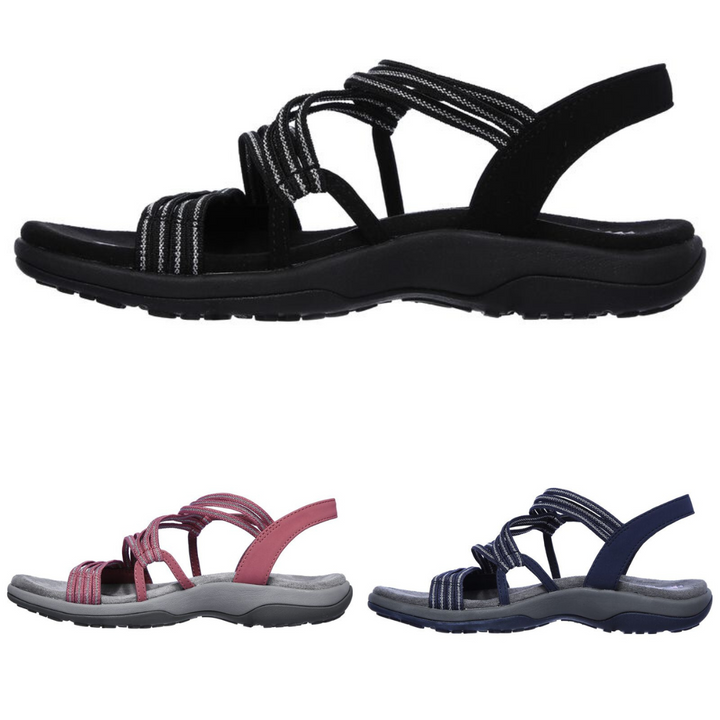 Ava | Women’s Criss-cross Straps Flat Summer Sandals