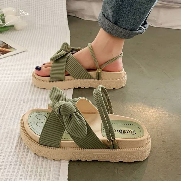 Pixie | Women's Chunky Butterfly Bow Platform Sandals
