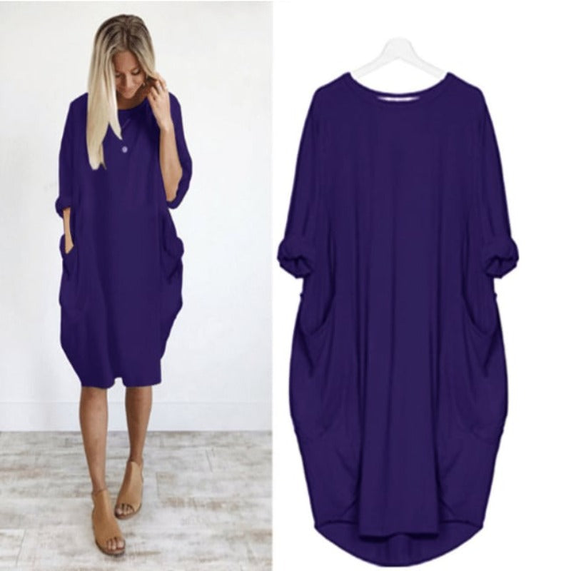 Ella | Women's Oversized Tunic Dress with Pockets