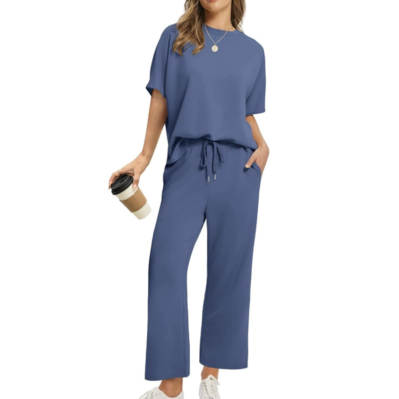 Elise | Women's Casual Top and Pants Set with Drawstring