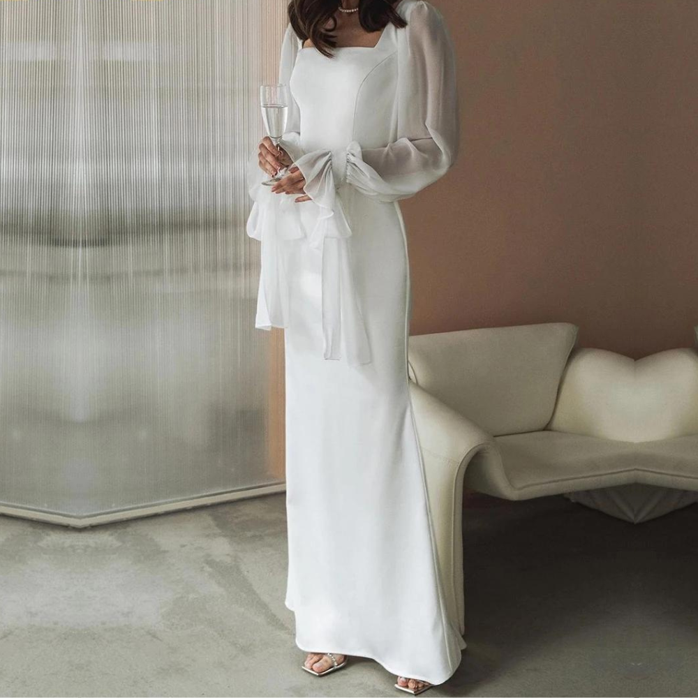 Aurora | Women's Striped Button Down Tiered Midi Dress