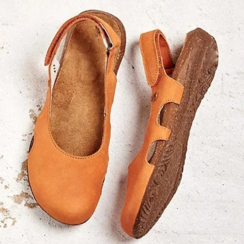 Teagan | Women's Closed Toe Suede Shoes with Open Side Style