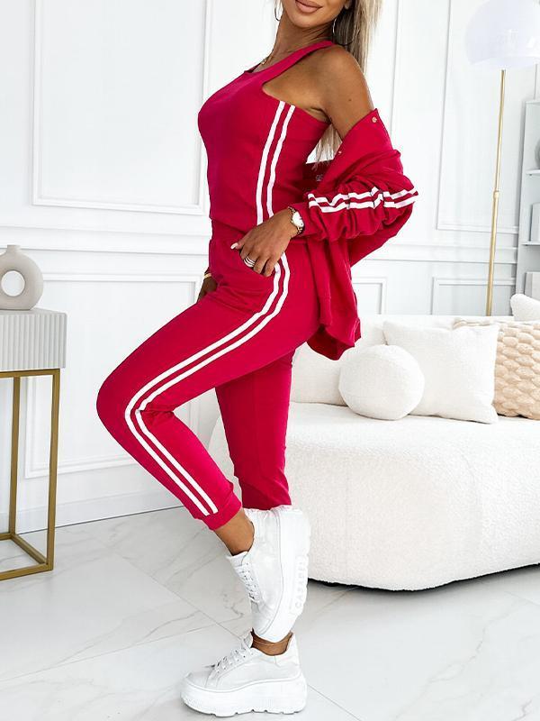 Freya | Women's Striped Three Piece Set