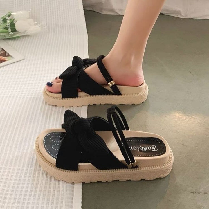 Pixie | Women's Chunky Butterfly Bow Platform Sandals