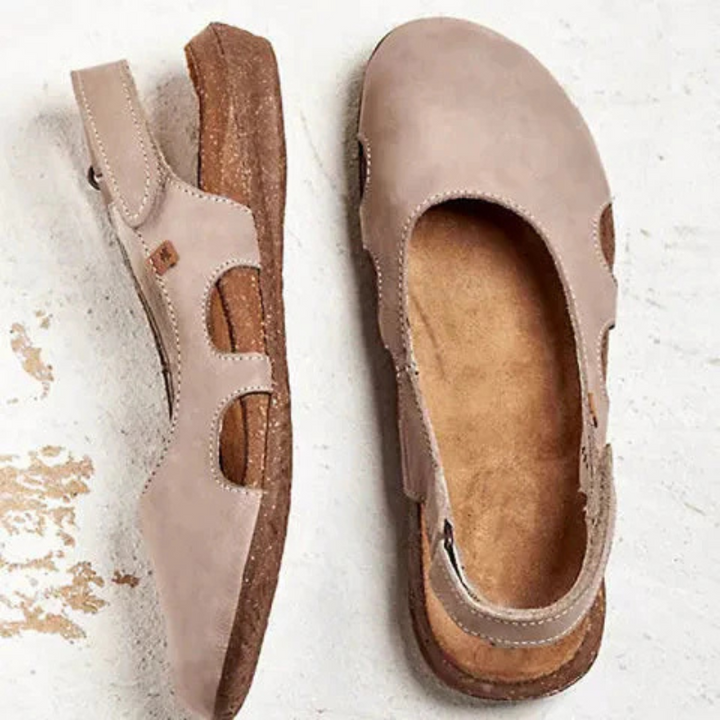 Teagan | Women's Closed Toe Suede Shoes with Open Side Style