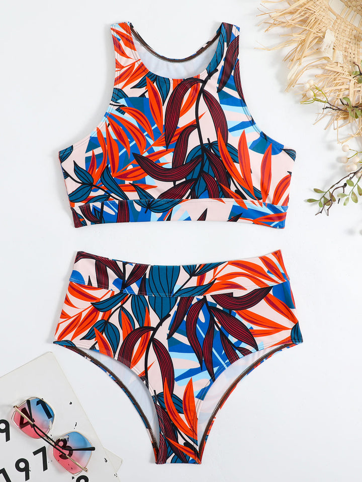 Sunny | Women's High-Waist Crop Top and Shorts Set