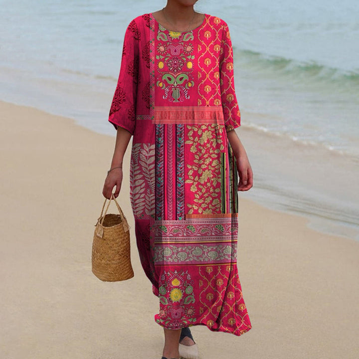 Penelope | Women's Bohemian Flowing Summer Maxi Dress