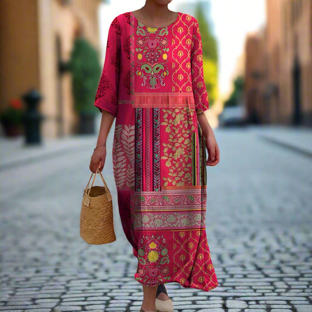 Penelope | Women's Bohemian Flowing Summer Maxi Dress