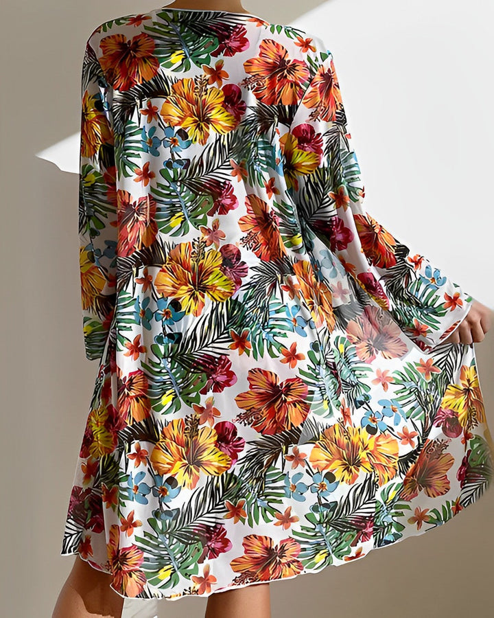 Chelsea | Women's Three Piece Floral Bikini Set