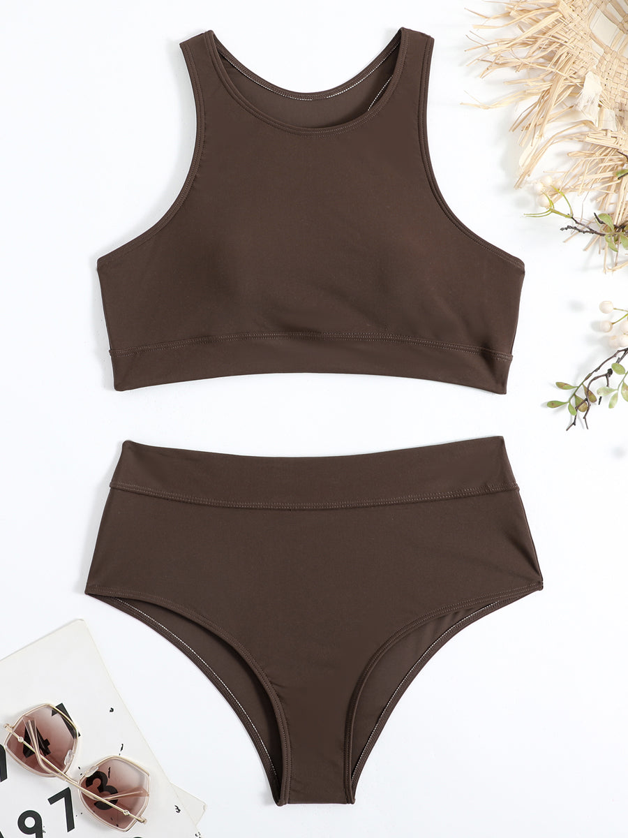 Sunny | Women's High-Waist Crop Top and Shorts Set
