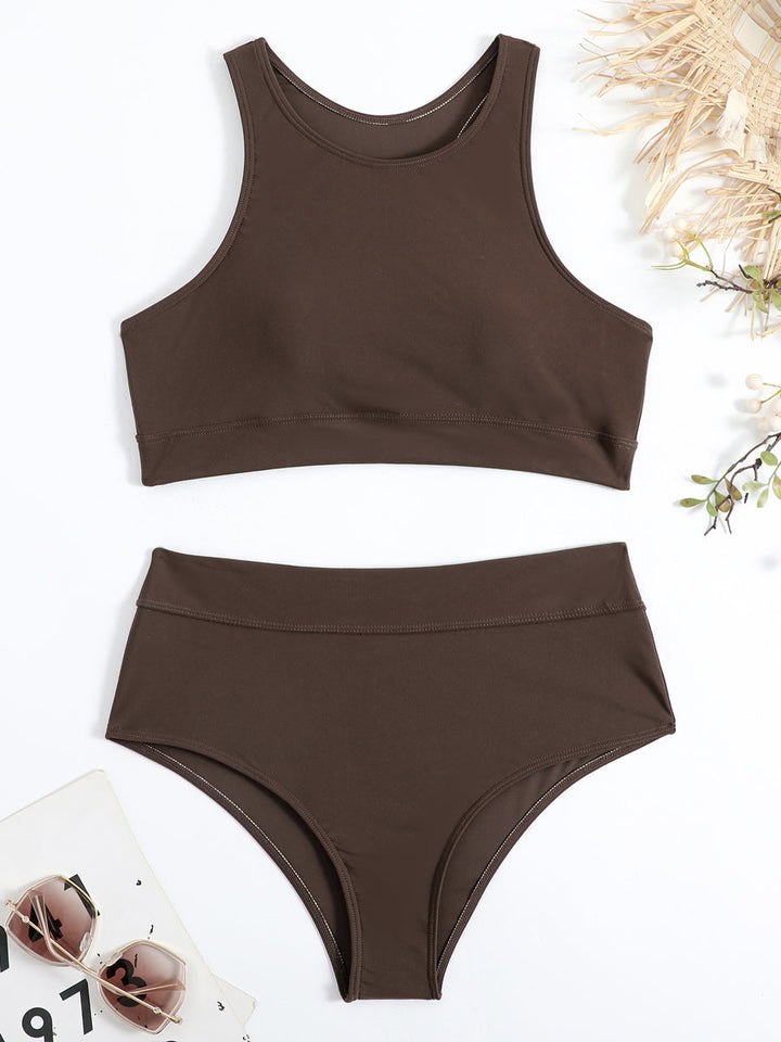 Sunny | Women's High-Waist Crop Top and Shorts Set