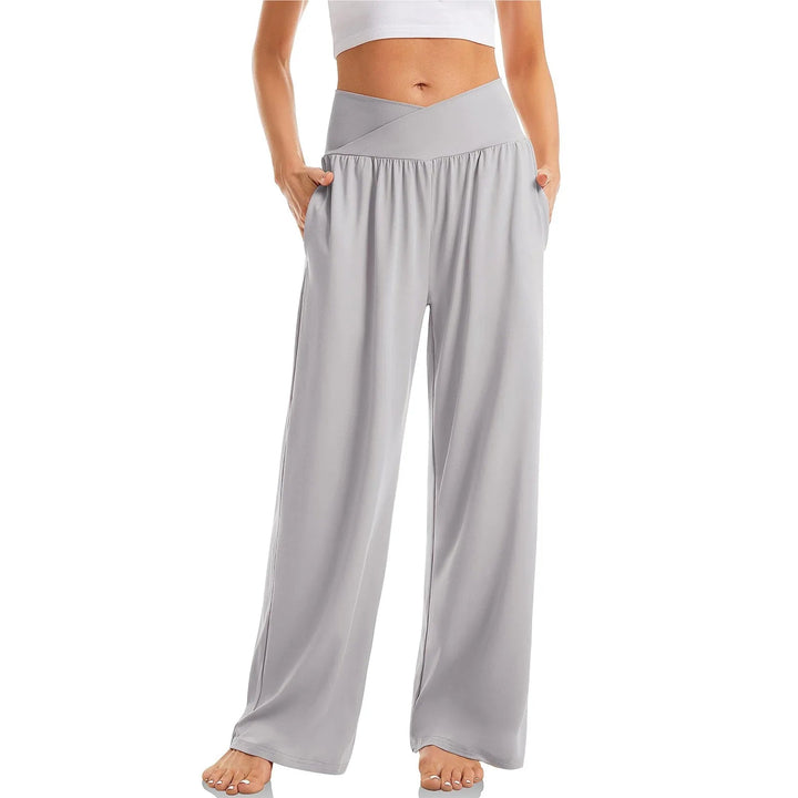 Bella | Women's High Waist Stretch Yoga Pants with Wide Leg
