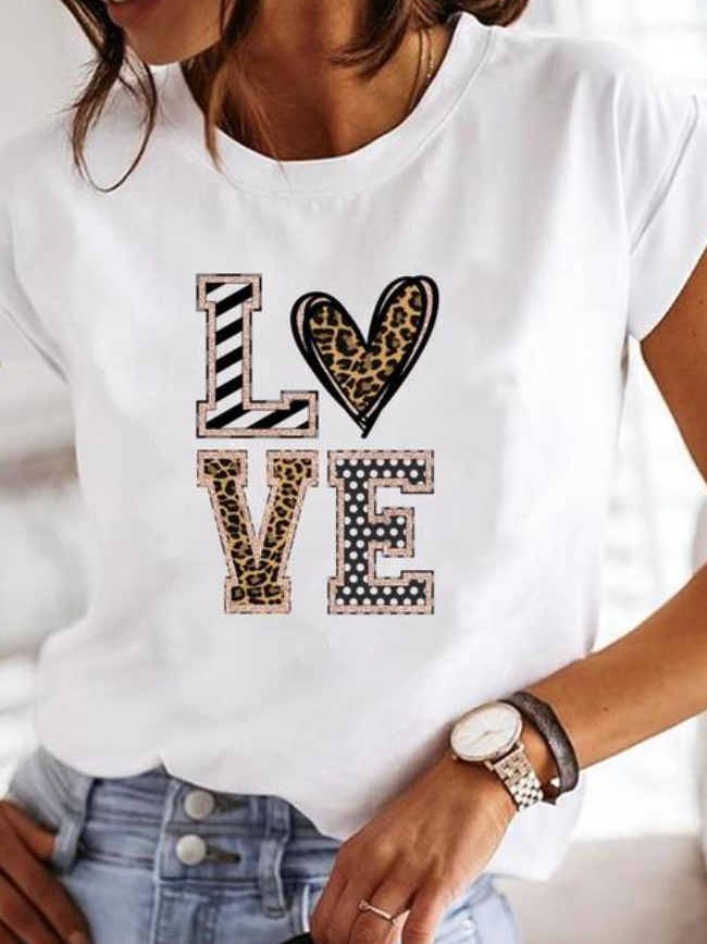 Emma | Women's Classic Short Sleeve White Summer T Shirt