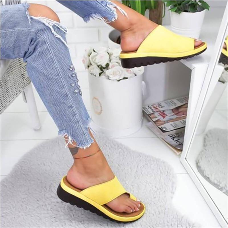 Hannah | Women's Platform Toe Loop Slide Sandals