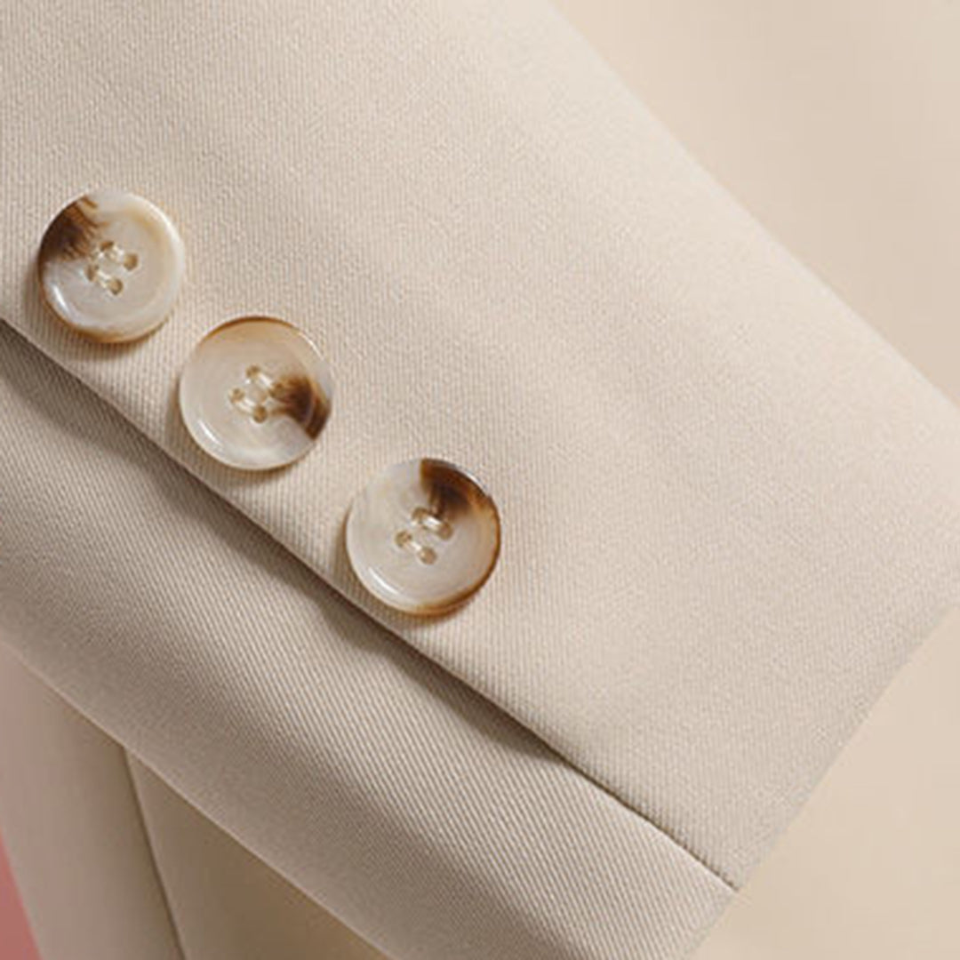 Angelie | Women's Tailored Notch Lapel Belted Blazer