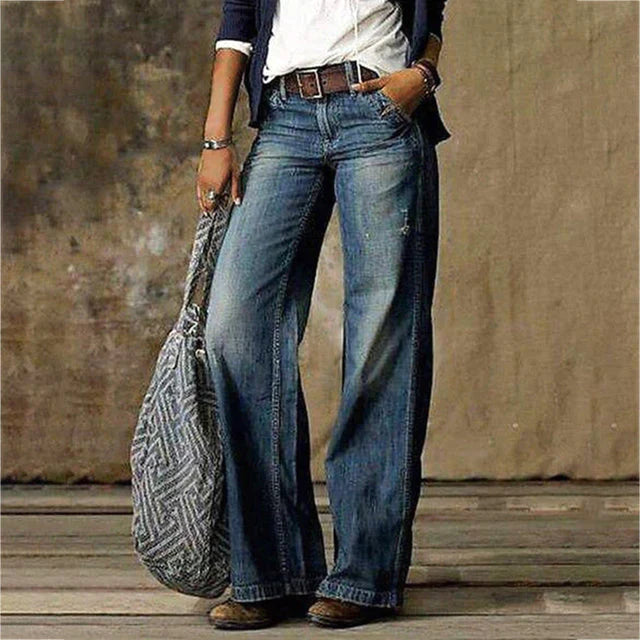 Arina | Women's High-Waisted Wide Leg Jeans