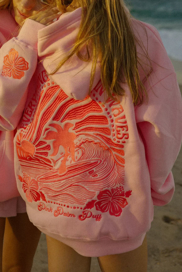 Nadia | Women's Oversized Prinited Beach Pullover Hoodie