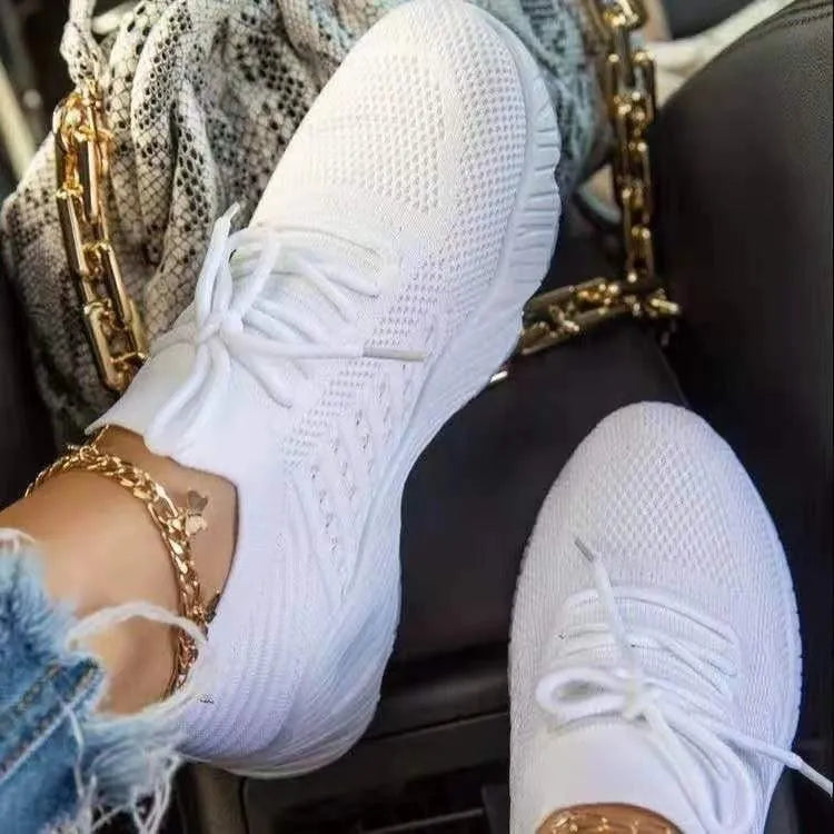Lindsey | Women's Mesh Lace Up Sneakers
