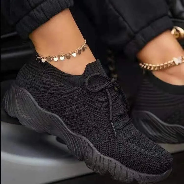 Lindsey | Women's Mesh Lace Up Sneakers