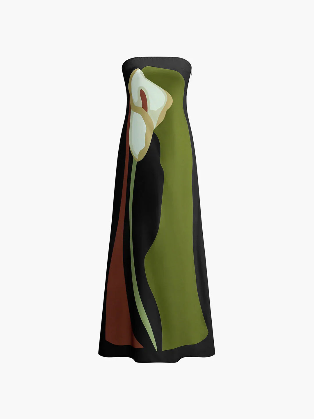 Lily | Women's Strapless Floral Print Maxi Dress