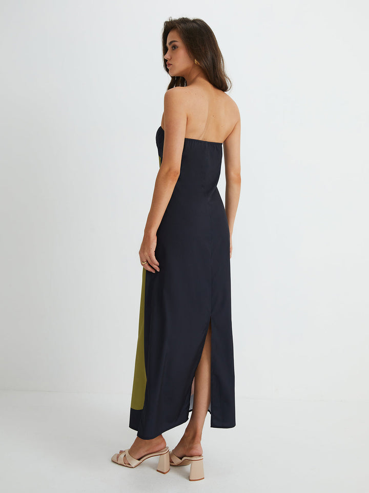Lily | Women's Strapless Floral Print Maxi Dress