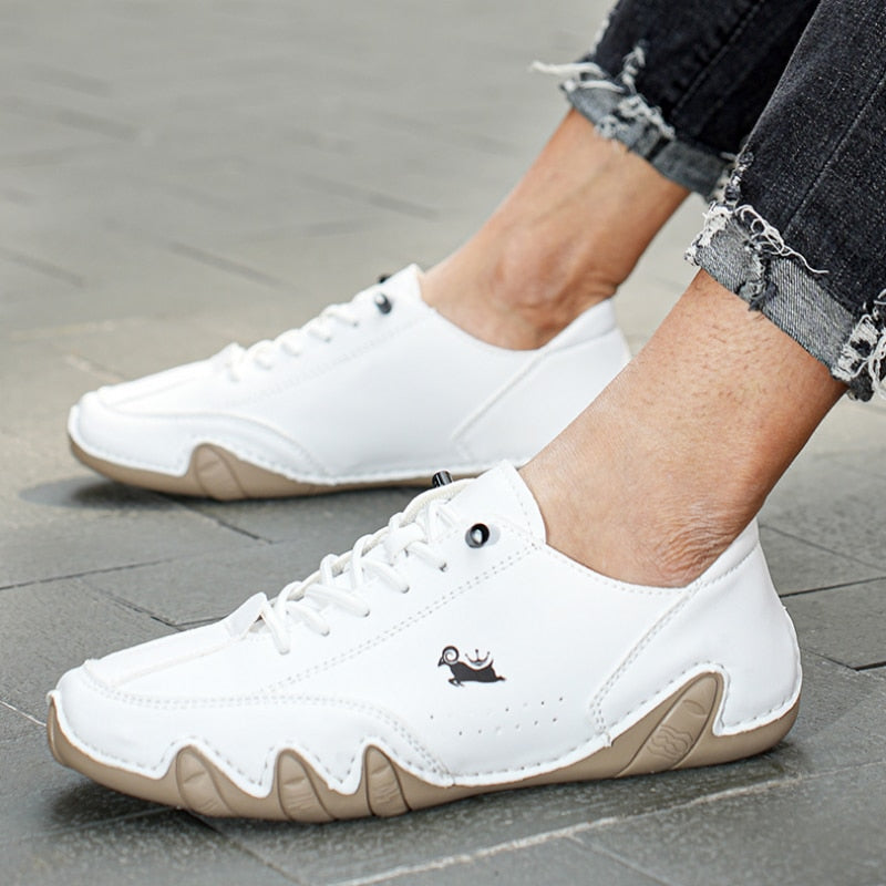 Kaiven | Unisex Barefoot Leather Shoes with Lace-up