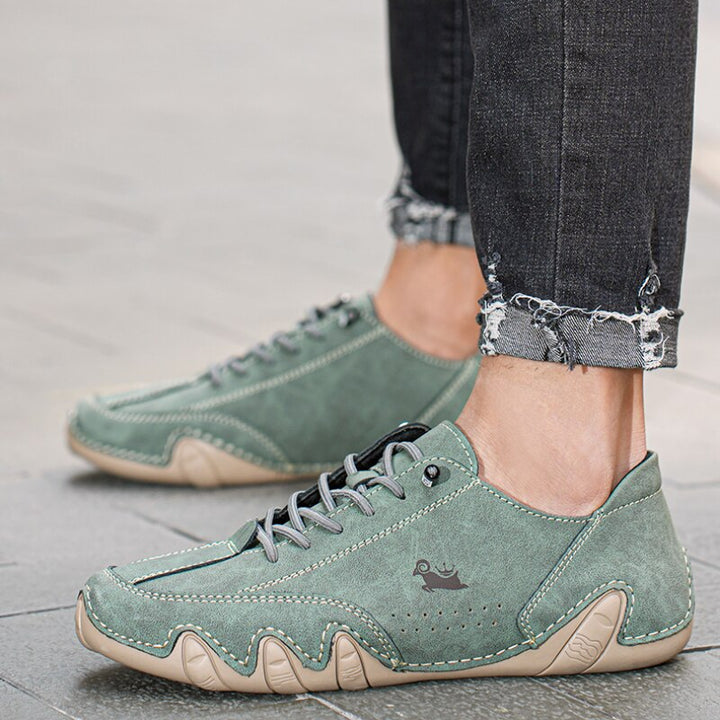 Kaiven | Unisex Barefoot Leather Shoes with Lace-up