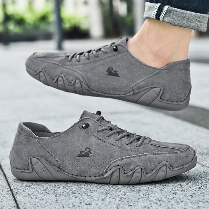 Kaiven | Unisex Barefoot Leather Shoes with Lace-up