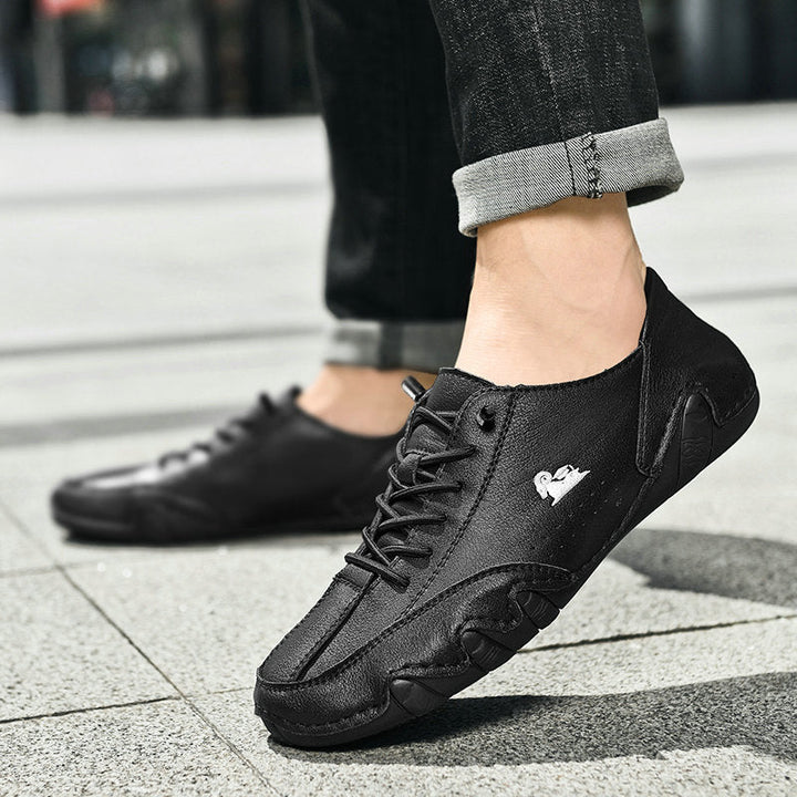 Kaiven | Unisex Barefoot Leather Shoes with Lace-up
