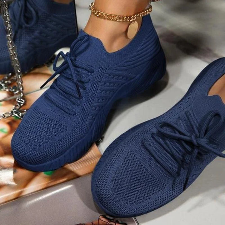 Lindsey | Women's Mesh Lace Up Sneakers