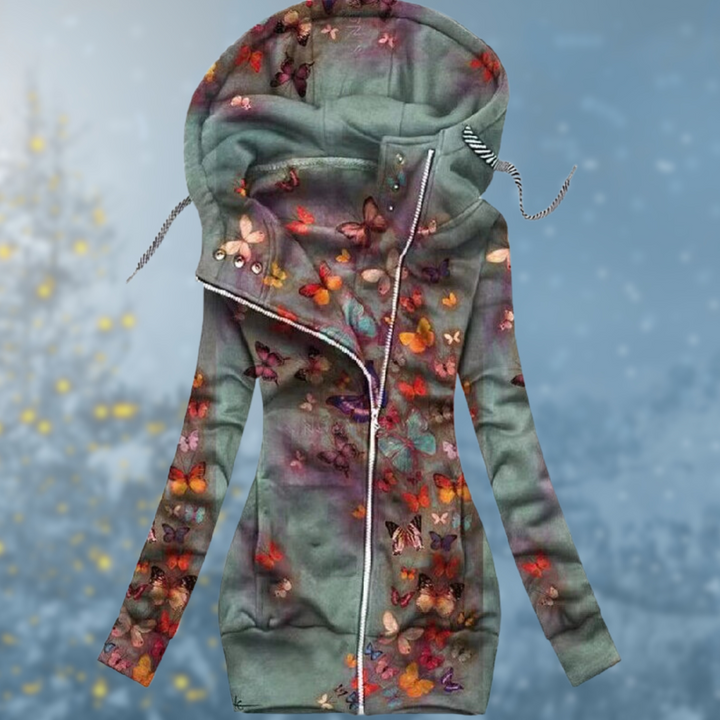 Celia | Women's Hooded Jacket with Prints