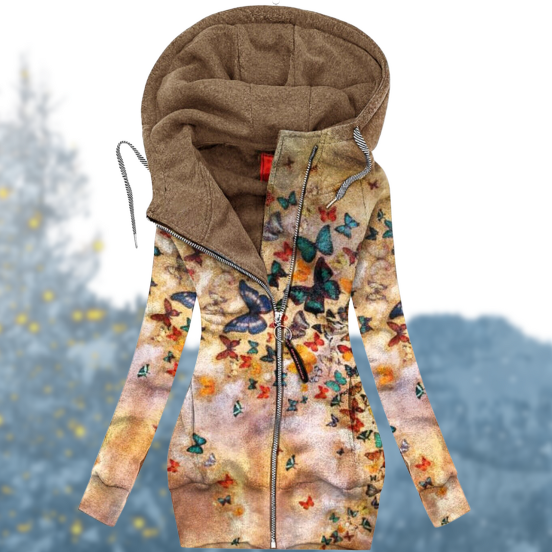 Celia | Women's Hooded Jacket with Prints