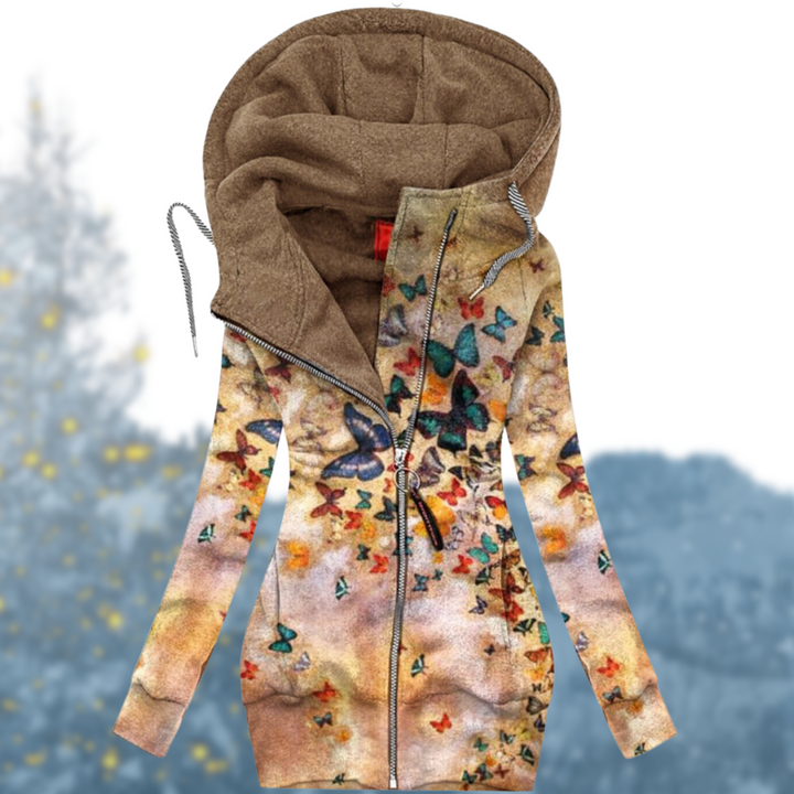 Celia | Women's Hooded Jacket with Prints