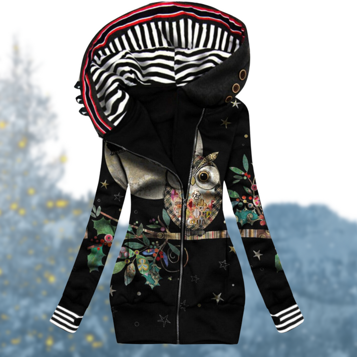Celia | Women's Hooded Jacket with Prints
