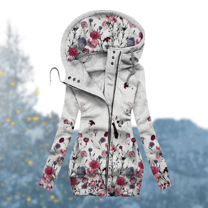 Celia | Women's Hooded Jacket with Prints
