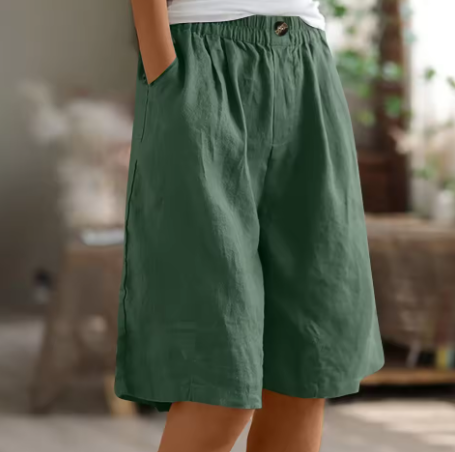 Leah | Women's Casual Wide Leg Bermuda Shorts