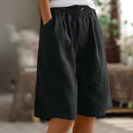 Leah | Women's Casual Wide Leg Bermuda Shorts