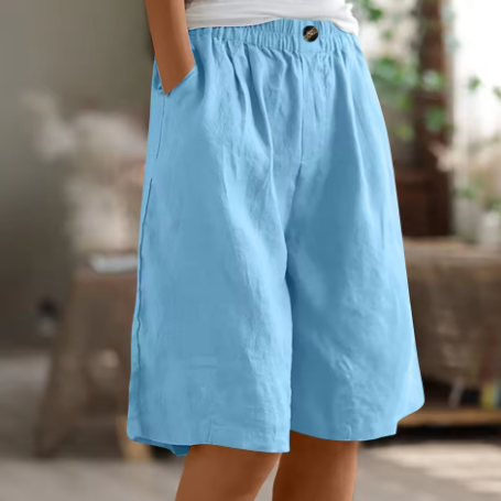 Leah | Women's Casual Wide Leg Bermuda Shorts