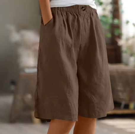 Leah | Women's Casual Wide Leg Bermuda Shorts